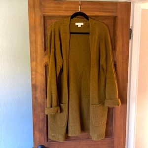 Long cardigan sweater